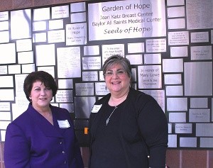 recognized for contribution to Joan Katz Breast Center